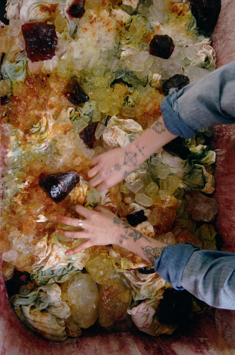 ICE DYEING with Natural Dyes - Vimeo Link