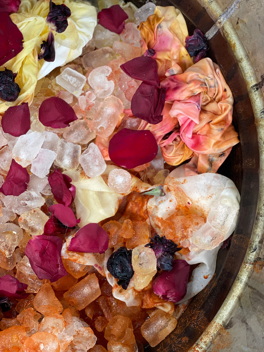 ICE DYEING with Natural Dyes - Vimeo Link